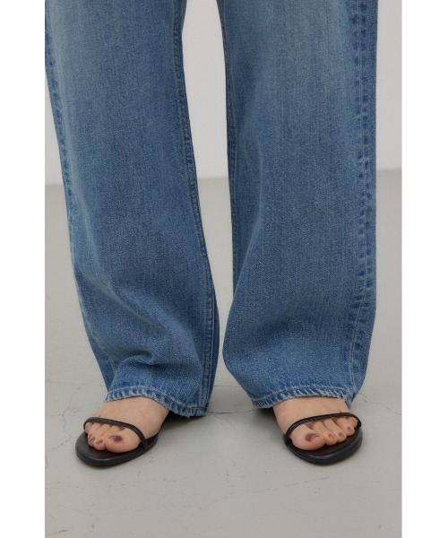 crie conforto（クリーコンフォルト）の「ロークロッチワイドデニム（デニムパンツ・レディース・ライトブラック/ライトブルー・SMALL/MEDIUM）」の22枚目の写真