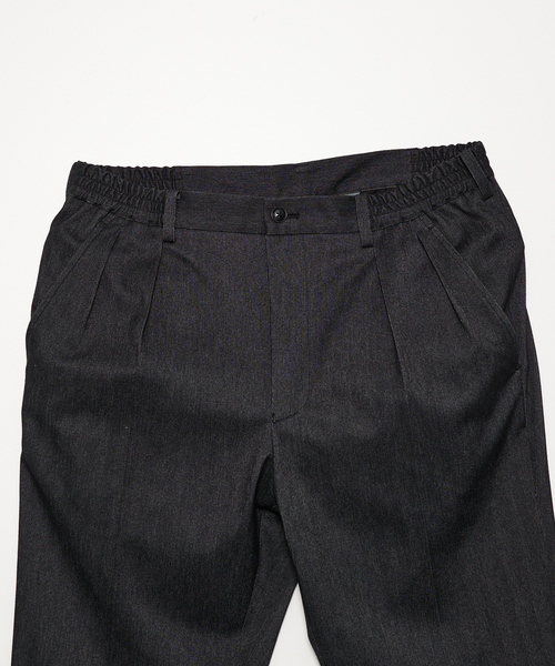 5351 POUR LES HOMMES（ゴーサンゴーイチプールオム）の「【デニムライク】シャンブレー スラックス パンツ（スラックス・メンズ・インディゴブルー/ブラック・44/46/48/50）」の10枚目の写真