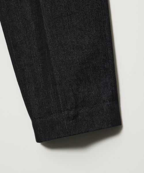 5351 POUR LES HOMMES（ゴーサンゴーイチプールオム）の「【デニムライク】シャンブレー スラックス パンツ（スラックス・メンズ・インディゴブルー/ブラック・44/46/48/50）」の7枚目の写真