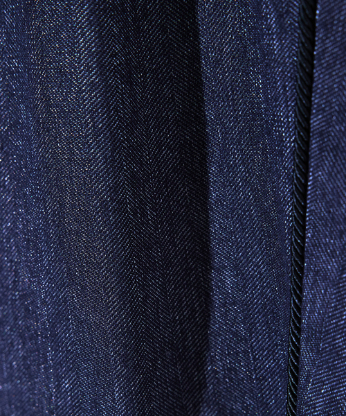 5351 POUR LES HOMMES（ゴーサンゴーイチプールオム）の「【デニムライク】シャンブレー スラックス パンツ（スラックス・メンズ・インディゴブルー/ブラック・44/46/48/50）」の5枚目の写真