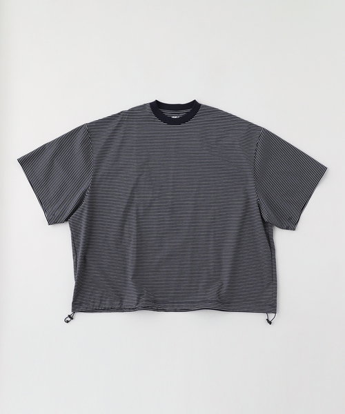 トップス BALLOON BORDER SHORT SLEEVE T-SHIRT is-ness BALLOON BORDER SHORT SLEEVE T-SHIRT 3色展開 - Maiden