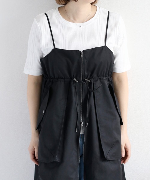 cepo（セポ）の「ランダムテレコショートスリーブTee（Tシャツ/カットソー・レディース・グレー/オフホワイト/ブラック/イエロー・M）」の21枚目の写真