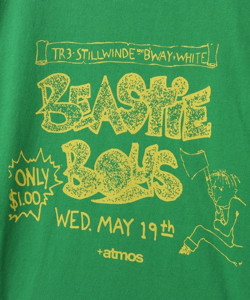 atmos（アトモス）の「Beastie Boys x atmos FLYER T-shirt / ビースティ ボーイズ x アトモス フライヤー Tシャツ 【SP】（Tシャツ/カットソー・メンズ・ブラック/ホワイト/レッド/グリーン・S/M/L/XL/XXL）」の19枚目の写真