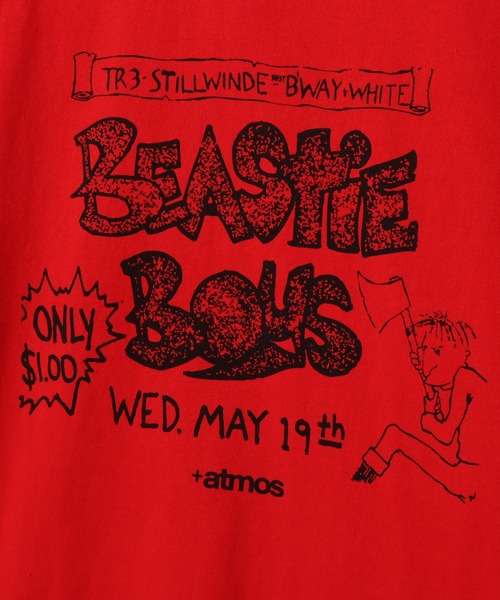 atmos（アトモス）の「Beastie Boys x atmos FLYER T-shirt / ビースティ ボーイズ x アトモス フライヤー Tシャツ 【SP】（Tシャツ/カットソー・メンズ・ブラック/ホワイト/レッド/グリーン・S/M/L/XL/XXL）」の14枚目の写真