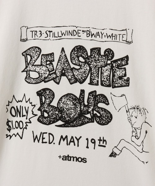 atmos（アトモス）の「Beastie Boys x atmos FLYER T-shirt / ビースティ ボーイズ x アトモス フライヤー Tシャツ 【SP】（Tシャツ/カットソー・メンズ・ブラック/ホワイト/レッド/グリーン・S/M/L/XL/XXL）」の9枚目の写真