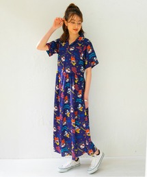 Disney（ディズニー）の「親子お揃い ディズニー リゾート総柄 ワンピース 0477A（ワンピース）」