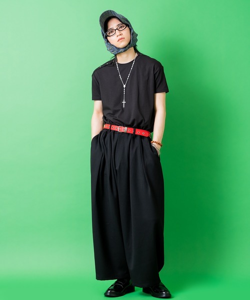 an meets zakka(アンミツザッカ)の「an meets zakka ワントーンカラーロザリオネックレス(50cm)(ネックレス・レディース・グリーン/ブラック/ホワイト/オレンジ/イエロー/ピンク・50cm)」の12枚目の写真