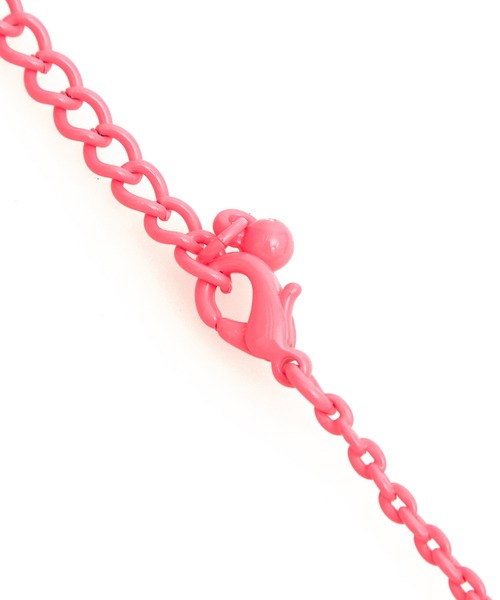 an meets zakka(アンミツザッカ)の「an meets zakka ワントーンカラーロザリオネックレス(50cm)(ネックレス・レディース・グリーン/ブラック/ホワイト/オレンジ/イエロー/ピンク・50cm)」の13枚目の写真