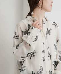 URBAN RESEARCH DOORS | メッシュエンブロイダリーシャツ(シャツ/ブラウス)