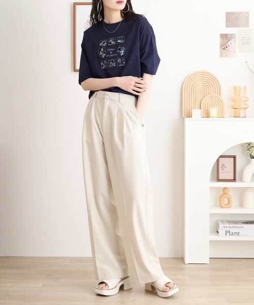 ブローディア BRODIAEA 半袖シンプルロゴカットソー （ベージュ） 楽天市場】brodiaea（Tシャツ・カットソー｜トップス