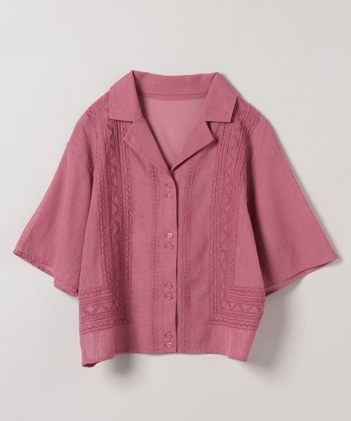 allegri ピンク ジッパー付きシャツ サイズ50 Shirts/Aラインスキッパーカラーシャツ ST/No.27888 – Belle Ćie