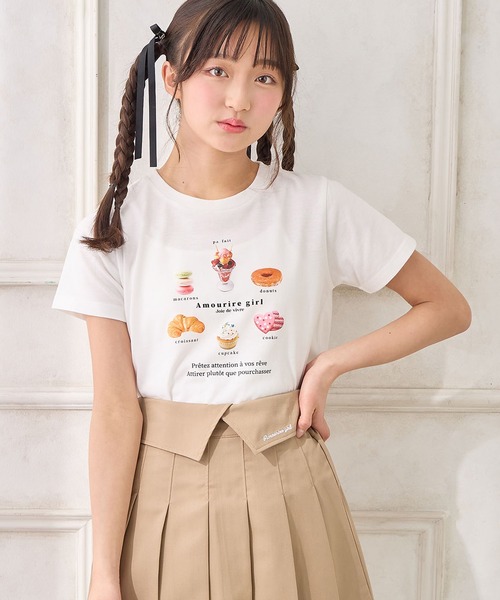 セール】スイーツプリントTシャツ/カットソー（Tシャツ