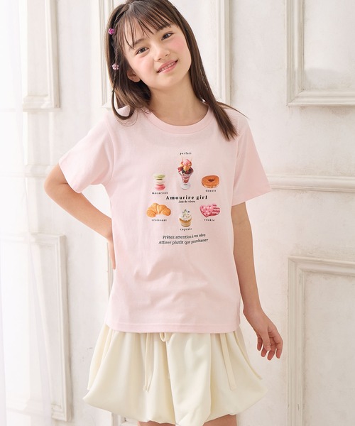 スイーツプリントTシャツ/カットソー（Tシャツ/カットソー