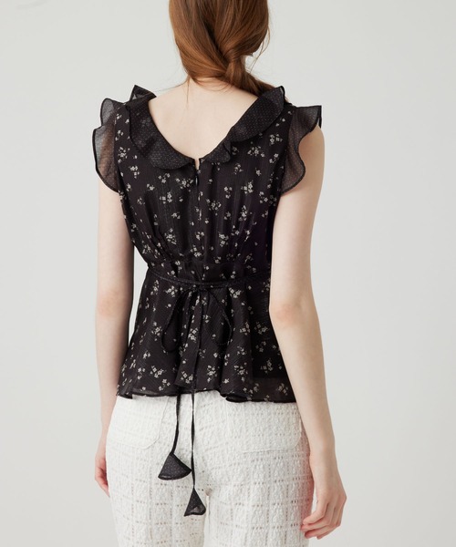 ME COUTURE(ミークチュール)の「ドットフルールMIXブラウス(シャツ/ブラウス・レディース・アイボリー/ブラック/ピンク・FREE)」の20枚目の写真