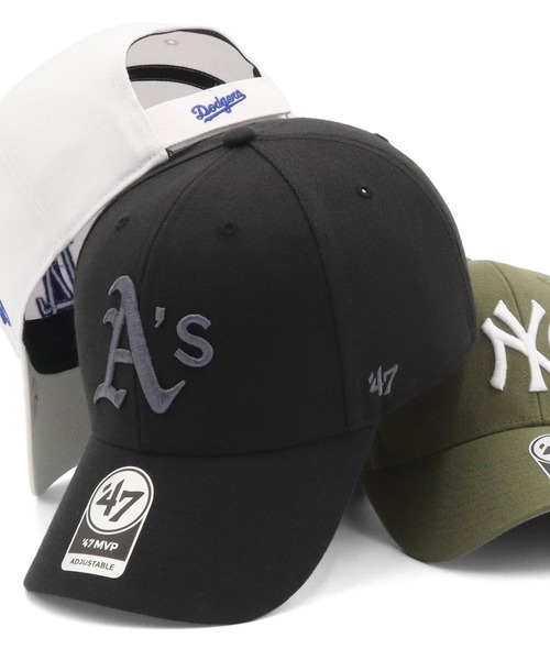 '47(フォーティーセブン)の「’47BRAND フォーティーセブン キャップ エムブイピーMLB(キャップ・メンズ・ブルー/ブラック系2/グレー/ネイビー系/ベージュ系その他3/ブラック系4/ブラック/カーキ/グレー系その他/ブラック系5/ブラック系6/ブラック系7/ブラック系8/ホワイト/ブラック系1/ブラック系3/グリーン/ベージュ系その他/ベージュ系その他2/レッド/ホワイト系その他/ベージュ系その他4/ブラウン/ブラック系/ベージュ/ネイビー/グリーン系その他/グリーン系その他2/グレー系その他2・FREE)」の12枚目の写真