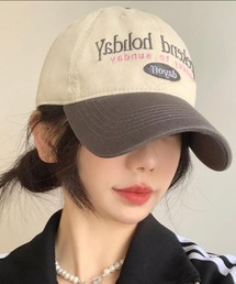 VIBGYOR | pur chouchou/バイカラーロゴキャップ P4159(キャップ)