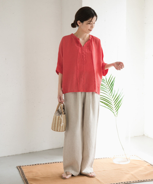 DOORS　リネン2wayブラウス URBAN RESEARCH DOORS｜リネン2WAYブラウス | Rakuten Fashion