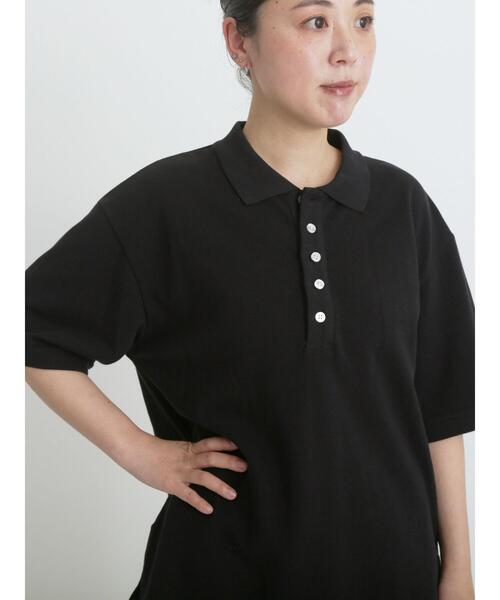 sm2rhythm（サマンサモスモスリズム）の「カノコポロシャツ（シャツ/ブラウス・レディース・グレー/ブラック・F）」の3枚目の写真