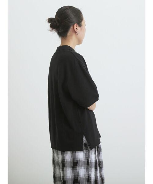 sm2rhythm（サマンサモスモスリズム）の「カノコポロシャツ（シャツ/ブラウス・レディース・グレー/ブラック・F）」の6枚目の写真