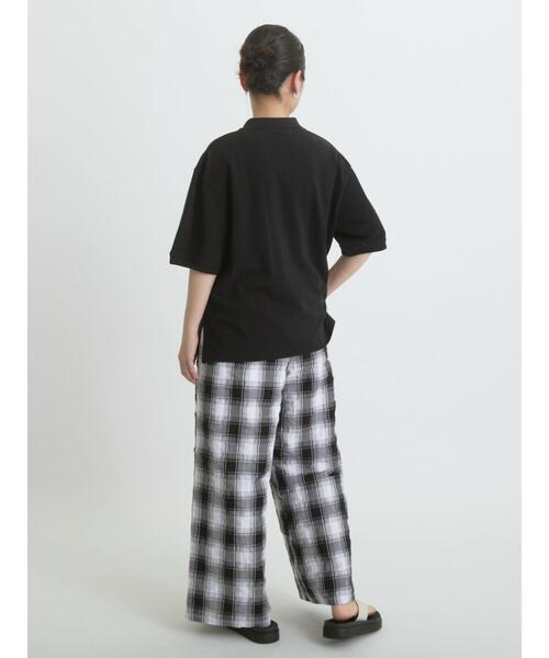 sm2rhythm（サマンサモスモスリズム）の「カノコポロシャツ（シャツ/ブラウス・レディース・グレー/ブラック・F）」の9枚目の写真