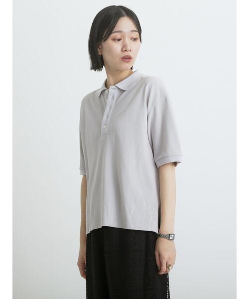 sm2rhythm（サマンサモスモスリズム）の「カノコポロシャツ（シャツ/ブラウス・レディース・グレー/ブラック・F）」の12枚目の写真