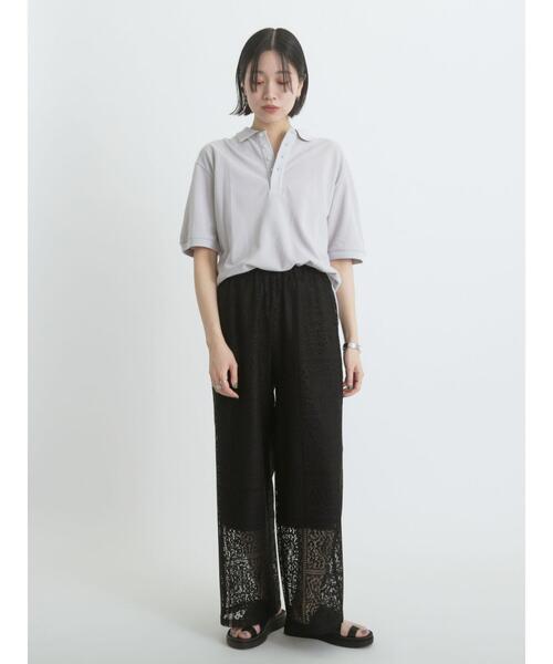 sm2rhythm（サマンサモスモスリズム）の「カノコポロシャツ（シャツ/ブラウス・レディース・グレー/ブラック・F）」の16枚目の写真