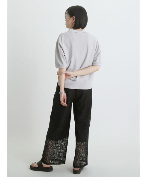 sm2rhythm（サマンサモスモスリズム）の「カノコポロシャツ（シャツ/ブラウス・レディース・グレー/ブラック・F）」の17枚目の写真