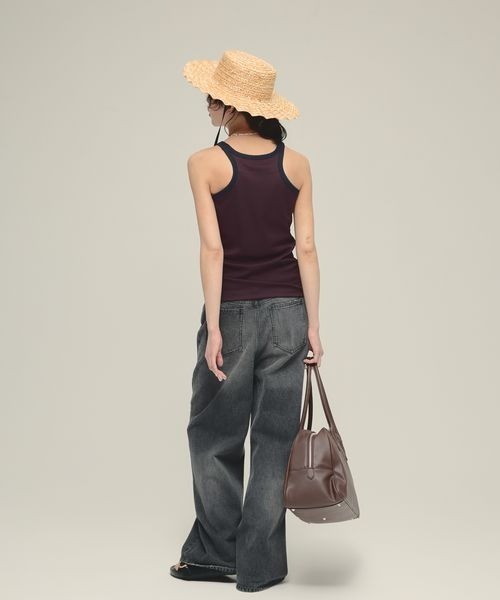 eL】Trim Seamless Cup Top/492728（タンクトップ）｜eL（エル
