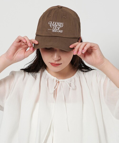 HANDTEX(ハンドテックス)の「【別注】<HANDTEX>ロゴ キャップ(キャップ・レディース・ホワイト/ブラウン系・FREE)」の20枚目の写真