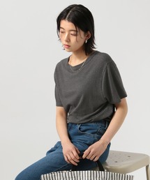 BAYFLOW | [ドライタッチで夏も快適]コットンヘンプ半袖Tシャツ(Tシャツ/カットソー)