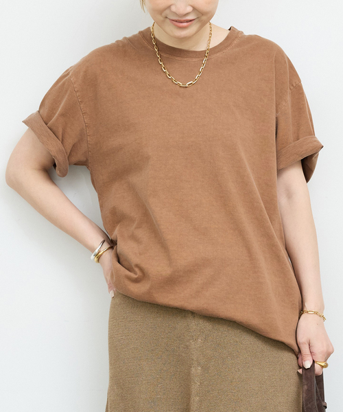 Deuxieme Classe ドゥーズィエムクラス BIG Tシャツ ブラウン Deuxieme Classe（ドゥーズィエムクラス）の「Layering Tシャツ