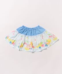 KP（ケーピー）の「シフォンフルーツ柄プリント スカート（スカート）」