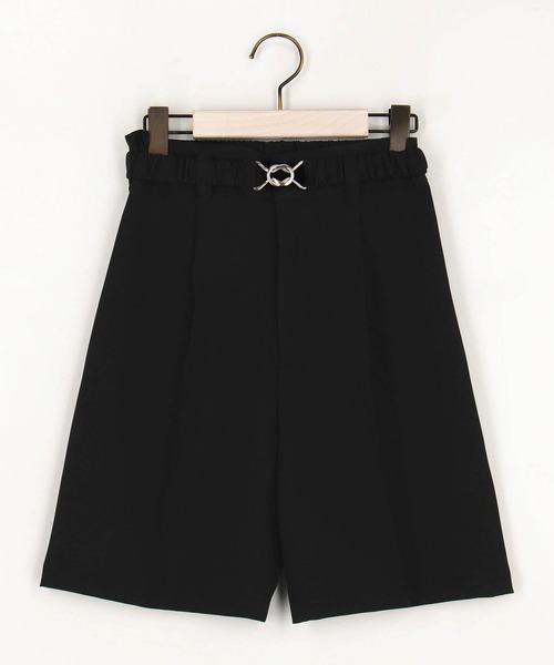 NICOLE CLUB(ニコル クラブ)の「ハーフパンツ(その他パンツ・レディース・ブラック/サックスブルー/チャコール・MEDIUM)」の5枚目の写真