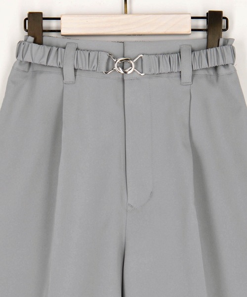 NICOLE CLUB(ニコル クラブ)の「ハーフパンツ(その他パンツ・レディース・ブラック/サックスブルー/チャコール・MEDIUM)」の9枚目の写真