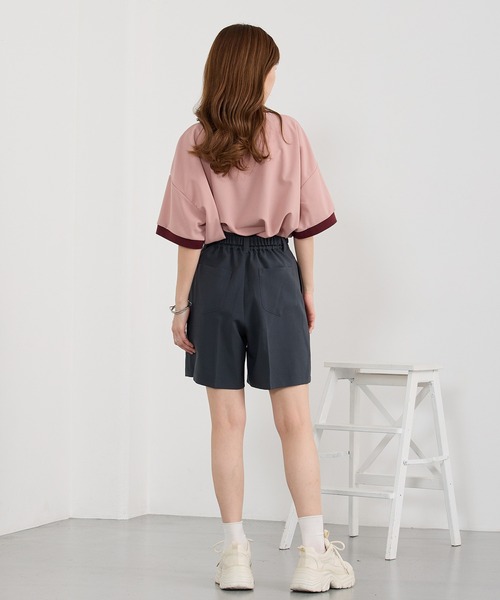 NICOLE CLUB(ニコル クラブ)の「ハーフパンツ(その他パンツ・レディース・ブラック/サックスブルー/チャコール・MEDIUM)」の19枚目の写真