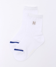 hakka baby（ハッカベビー）の「[ベビー]ロゴジャカードリブ風クルーソックス（ソックス/靴下）」