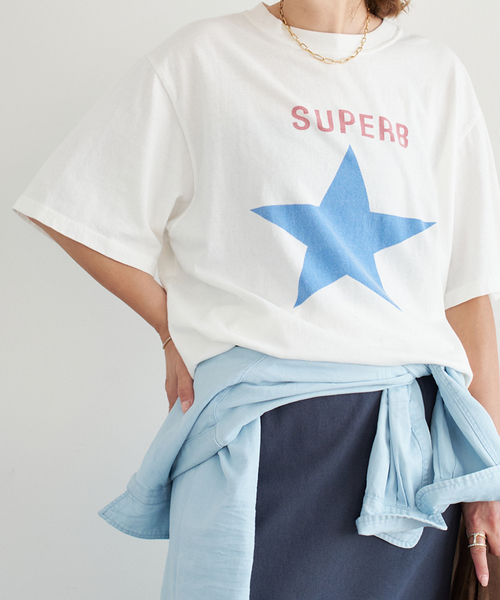 Deuxieme Classe(ドゥーズィエムクラス)の「追加 Enjoyable Tシャツ(Tシャツ/カットソー・レディース・ブルー系その他・FREE)」の8枚目の写真