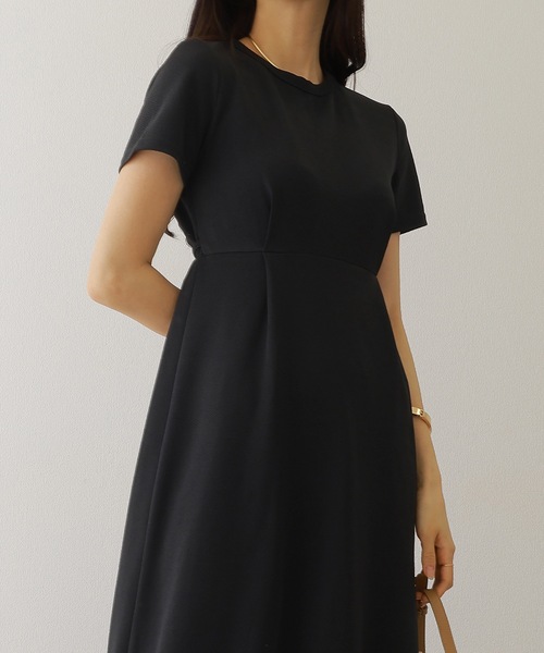 Lace Ladies(レースレディース)の「ソリッドカラー ウエスト ギャザー マキシ ワンピース(ワンピース・レディース・ベージュ/グレー/ブラック/ミント・S/FREE)」の8枚目の写真