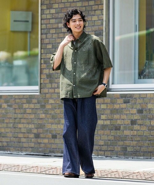 レディース 古着 70s Campus Casuals 刺しゅうパイピング