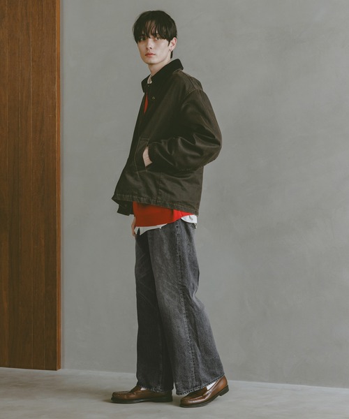 RAGEBLUE（レイジブルー）の「12oz/ヴィンテージライクバギーデニムワイドフレアパンツ（デニムパンツ・メンズ・ネイビー/ブラック/ライトブルー/グレー・SMALL/MEDIUM/LARGE）」の13枚目の写真