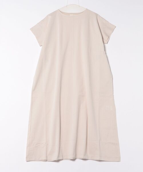 SIPULI（シプリ）の「Pique Sucker Jersey タックドレープワンピース（ワンピース・レディース・ベージュ/ピンク/ブラック・2）」の5枚目の写真