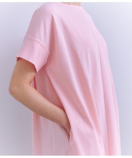 SIPULI（シプリ）の「Pique Sucker Jersey タックドレープワンピース（ワンピース・レディース・ベージュ/ピンク/ブラック・2）」の17枚目の写真