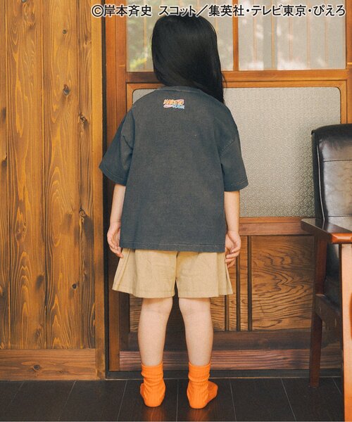 F.O.KIDS（エフオーキッズ）の「【NARUTO-ナルト- 疾風伝 】グラフィックTシャツA（キッズ）（Tシャツ/カットソー・キッズ・オフホワイト/ブラック・100/110/120/130/140）」の4枚目の写真