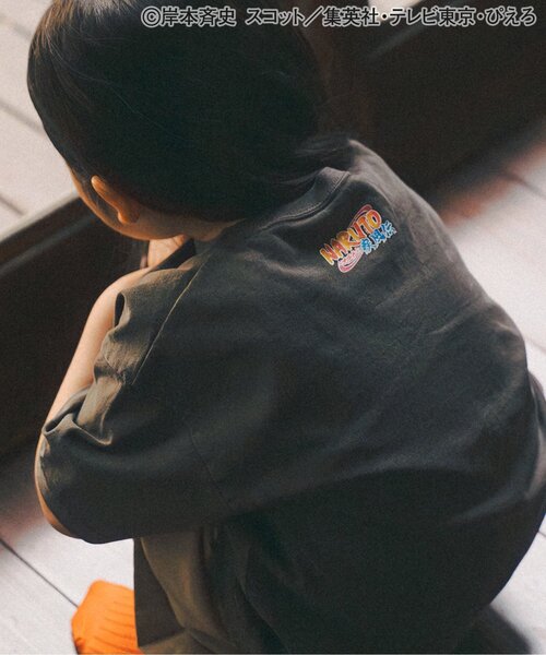 F.O.KIDS（エフオーキッズ）の「【NARUTO-ナルト- 疾風伝 】グラフィックTシャツA（キッズ）（Tシャツ/カットソー・キッズ・オフホワイト/ブラック・100/110/120/130/140）」の6枚目の写真