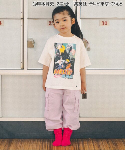 F.O.KIDS（エフオーキッズ）の「【NARUTO-ナルト- 疾風伝 】グラフィックTシャツA（キッズ）（Tシャツ/カットソー・キッズ・オフホワイト/ブラック・100/110/120/130/140）」の7枚目の写真