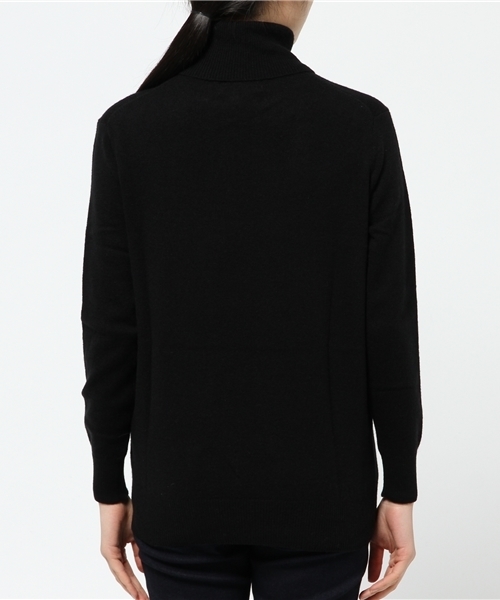 Denim & Supply Ralph Lauren(デニムアンドサプライラルフローレン)の「ウールカシミヤ タートルネック(ニット/セーター・レディース・ブラック・MEDIUM/XX-SMALL/SMALL/LARGE/X-SMALL)」の4枚目の写真