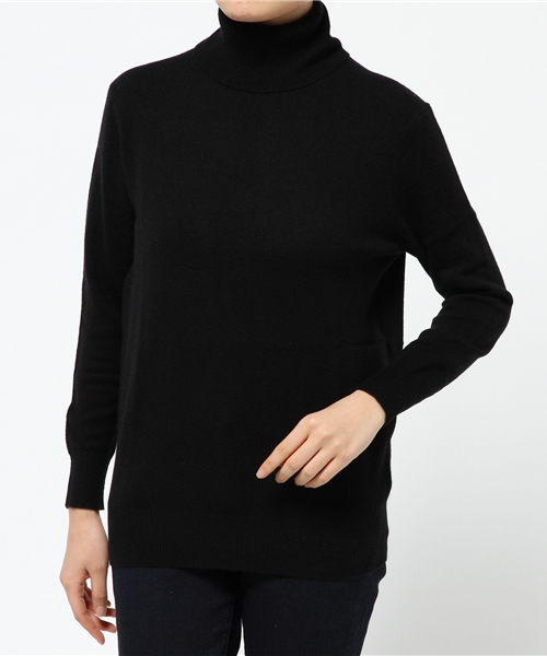 Denim & Supply Ralph Lauren(デニムアンドサプライラルフローレン)の「ウールカシミヤ タートルネック(ニット/セーター・レディース・ブラック・MEDIUM/XX-SMALL/SMALL/LARGE/X-SMALL)」の8枚目の写真