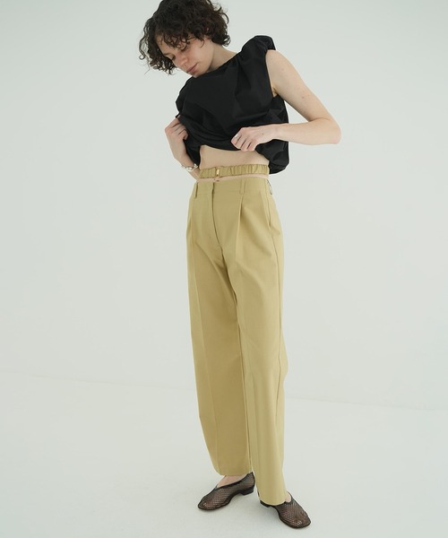 セール】2WAY GATHER BELT PANTS（その他パンツ）｜CLANE