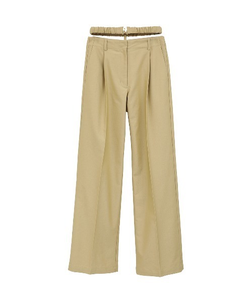 セール】2WAY GATHER BELT PANTS（その他パンツ）｜CLANE