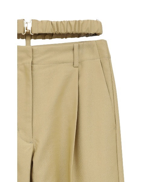 セール】2WAY GATHER BELT PANTS（その他パンツ）｜CLANE